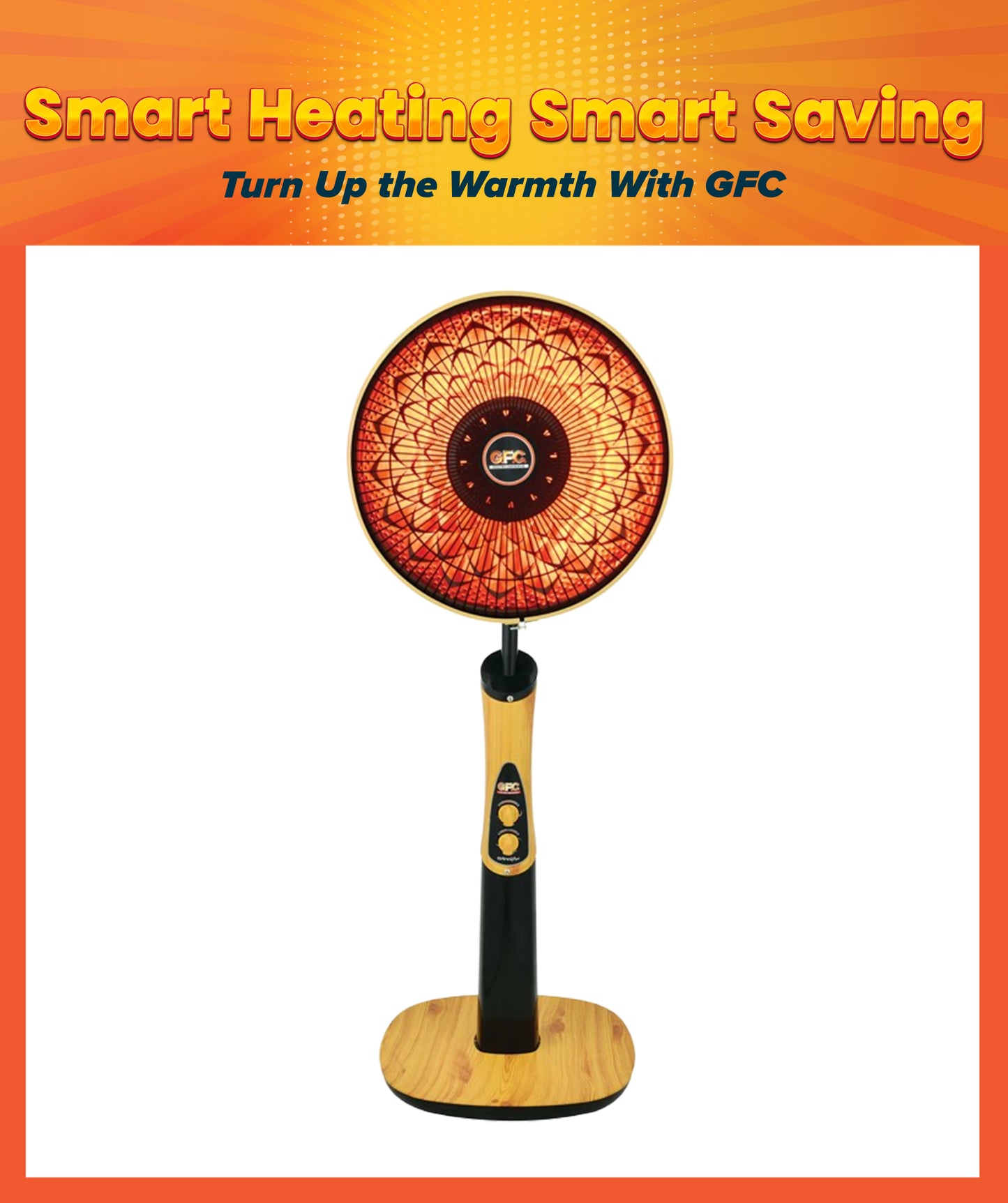 GF - 102 Parabolic Stand Heater